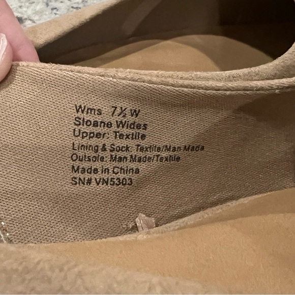 Seychelle’s 7.5 Tan Suede Slingback Pointed Flats - Picture 9 of 9